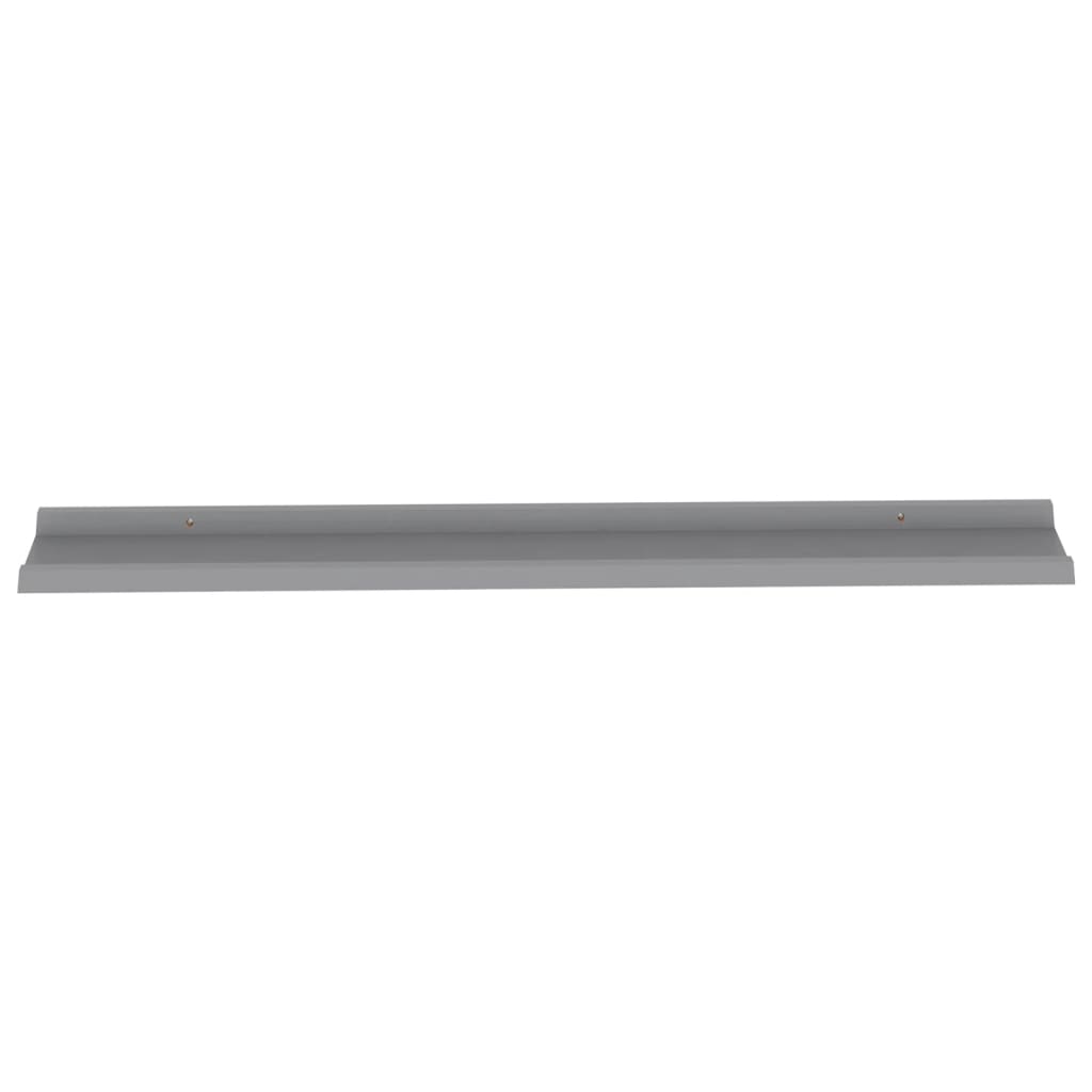 Wall Shelves 4 pcs Grey 115x9x3 cm