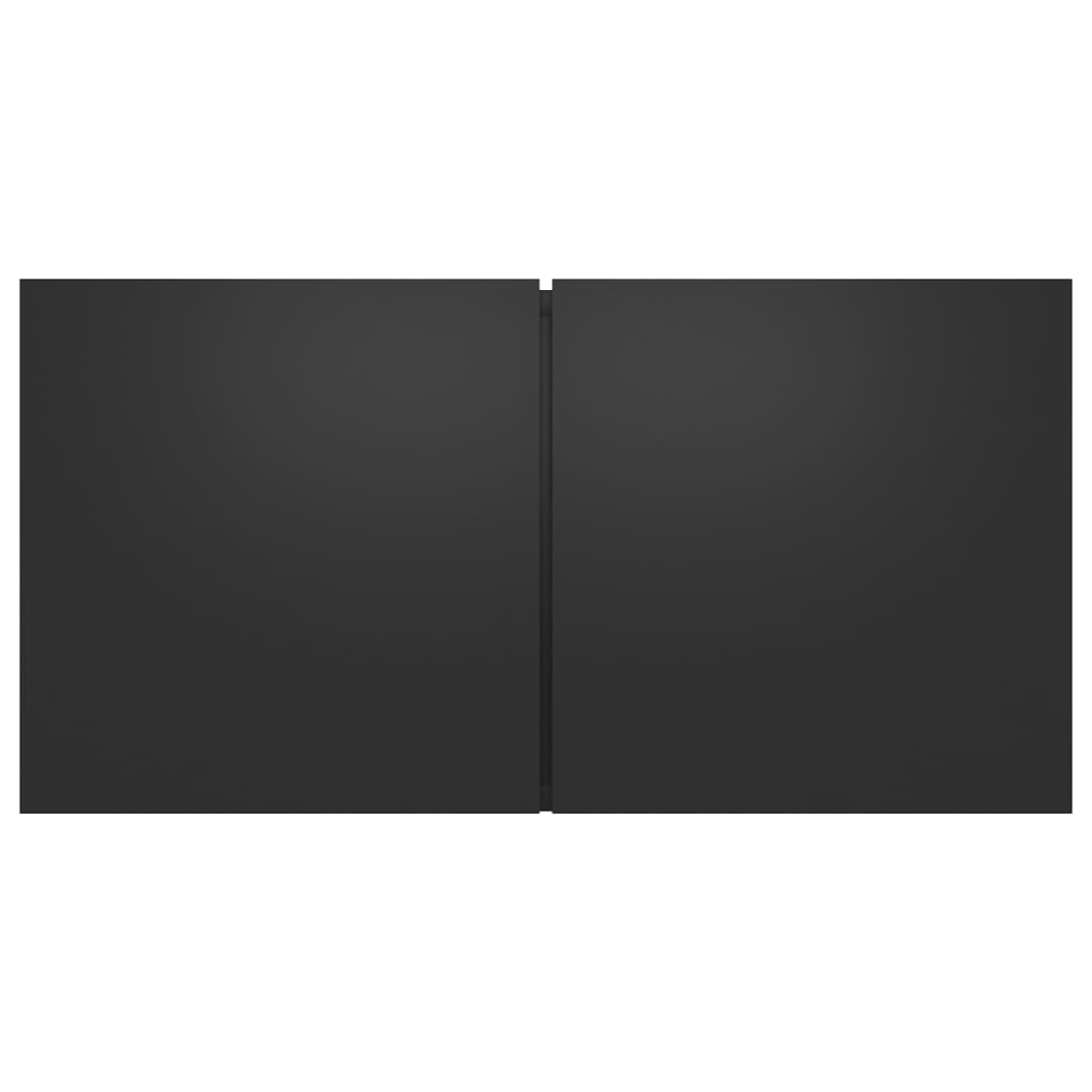 Hanging TV Cabinet Black 60x30x30 cm