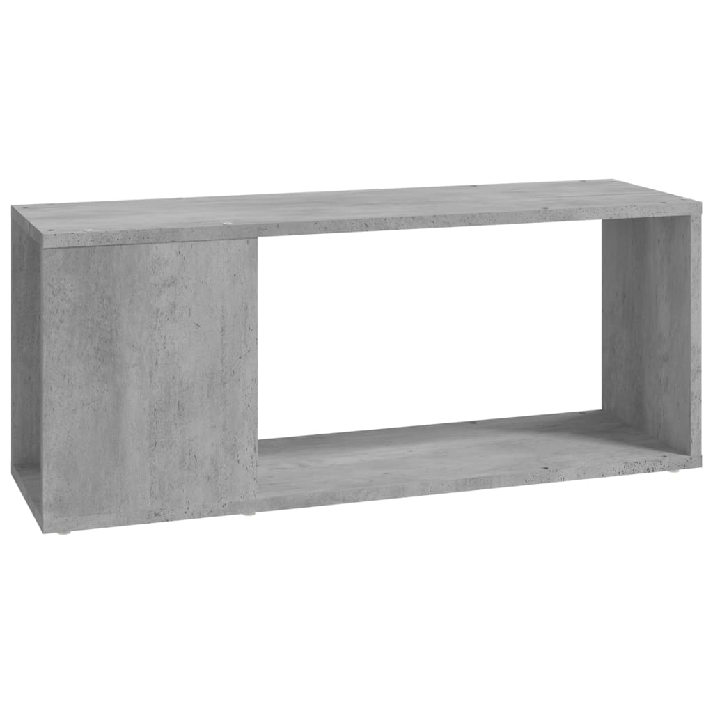 TV Cabinet Concrete Grey 80x24x32 cm Engineered Wood