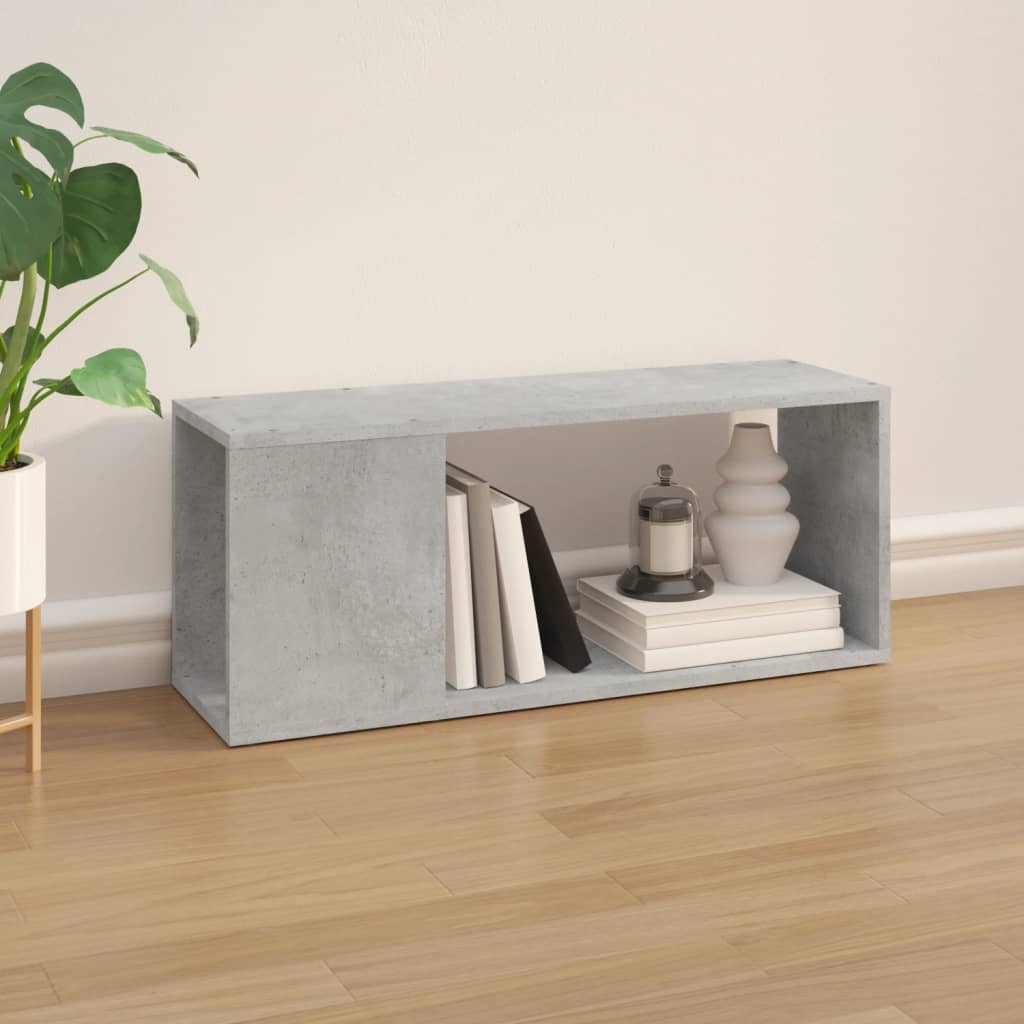 TV Cabinet Concrete Grey 80x24x32 cm Engineered Wood