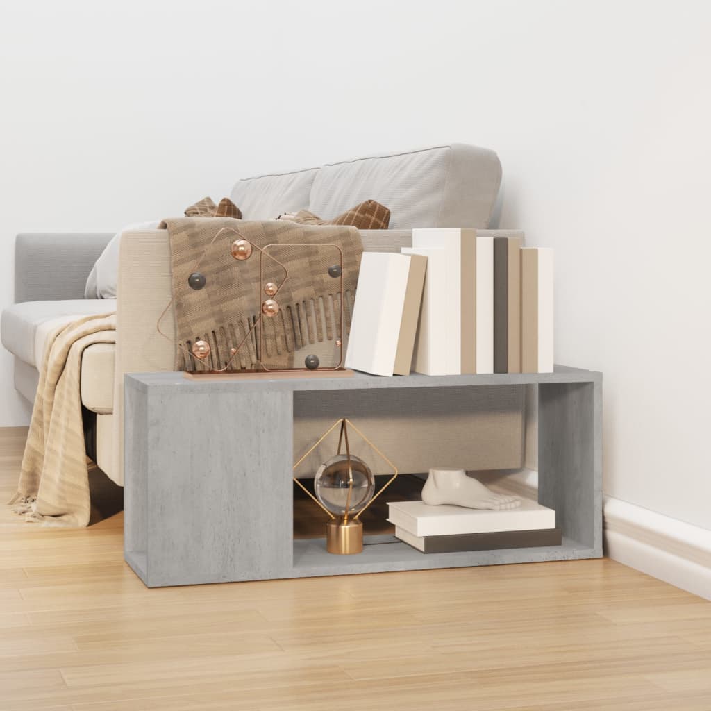 TV Cabinet Concrete Grey 80x24x32 cm Engineered Wood