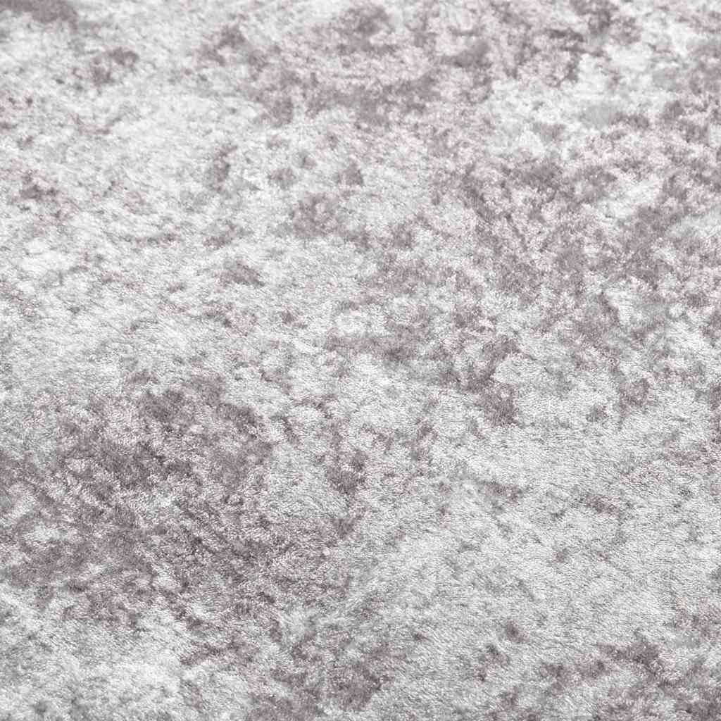 Rug Washable 80x150 cm Grey Anti Slip
