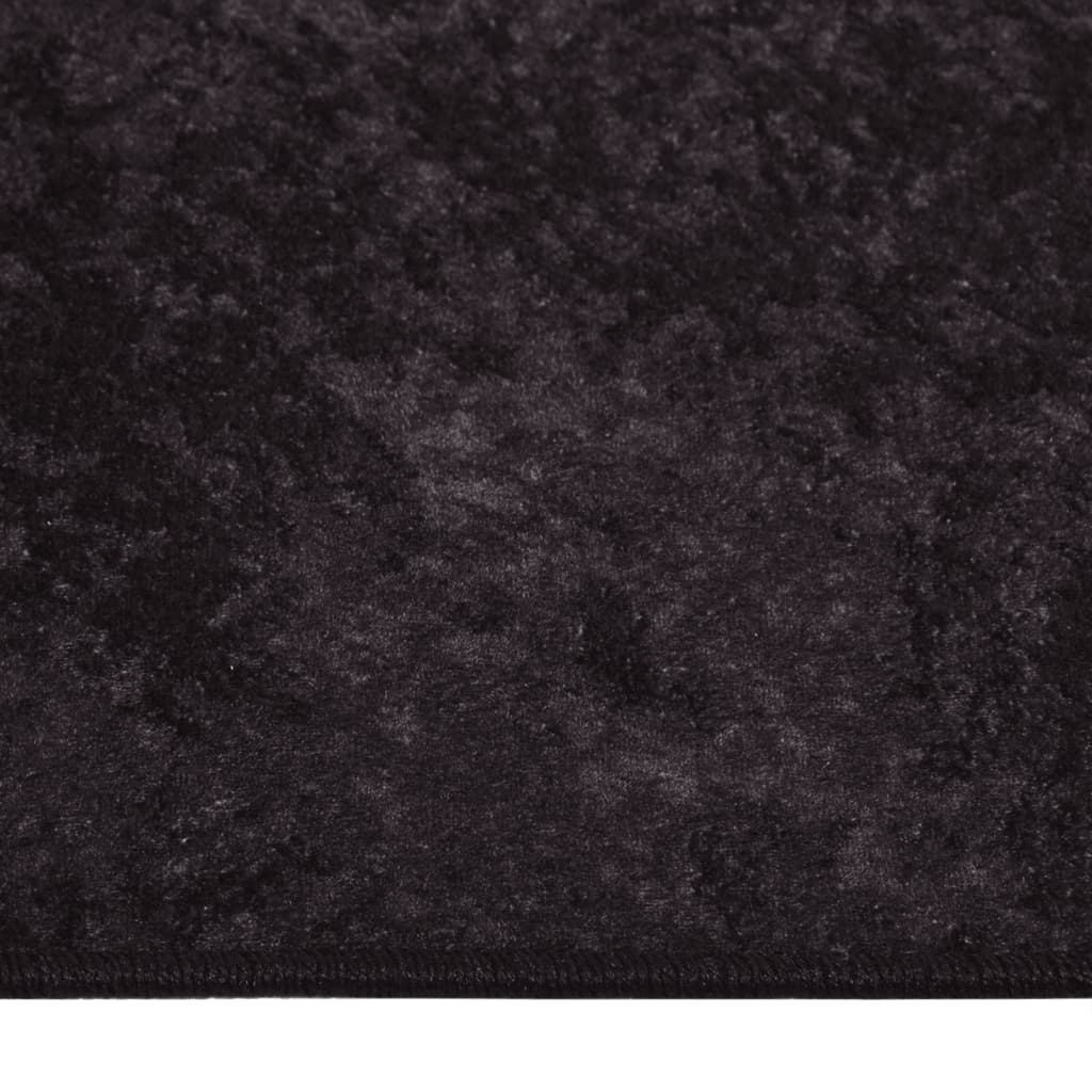 Rug Washable 120x180 cm Anthracite Anti Slip