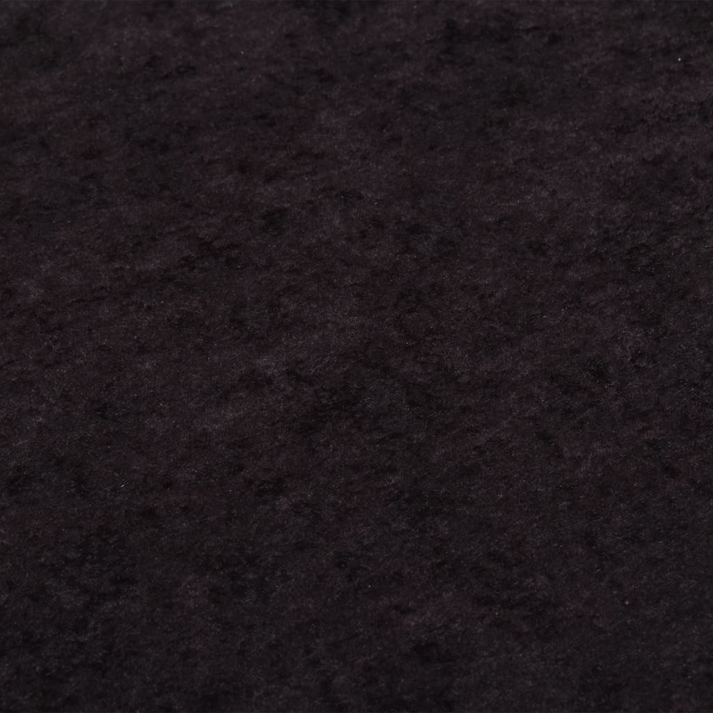 Rug Washable φ120 cm Anthracite Anti Slip
