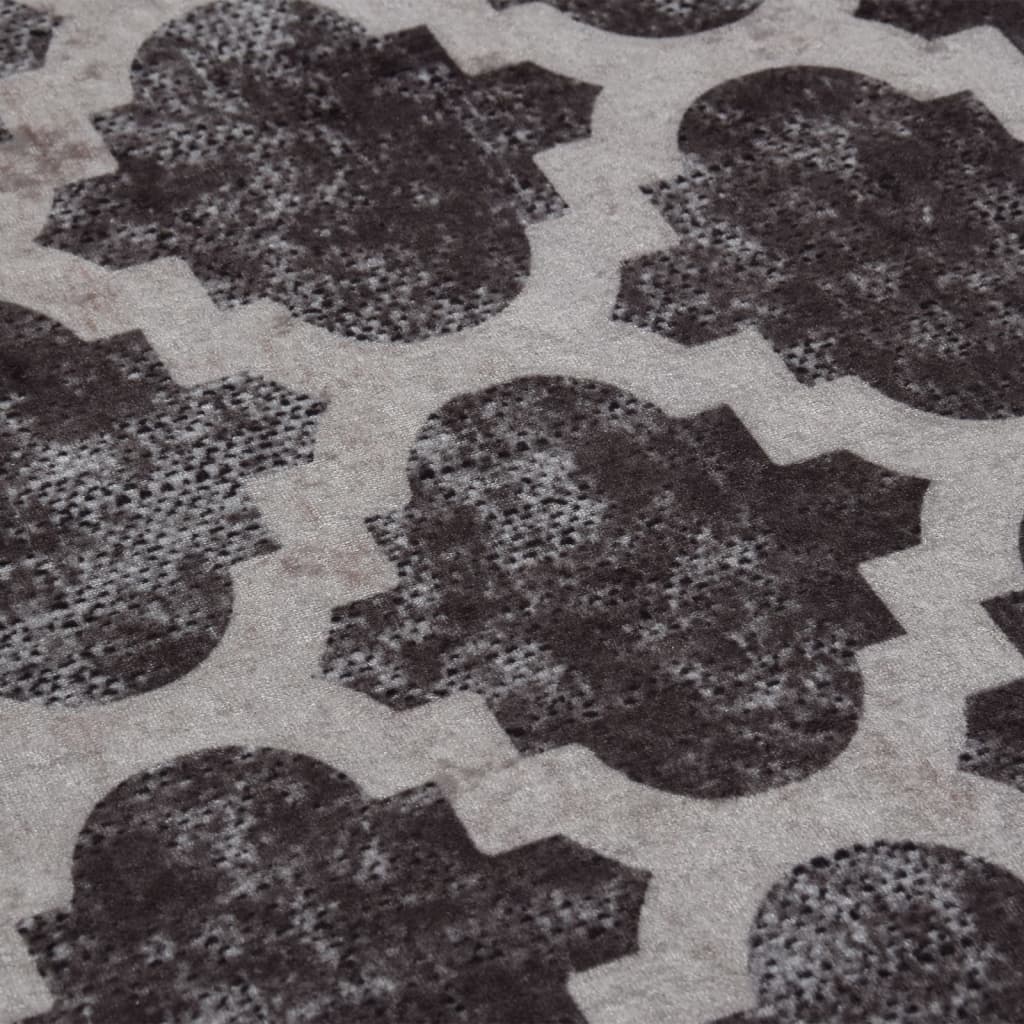 Rug Washable φ120 cm Multicolour Anti Slip