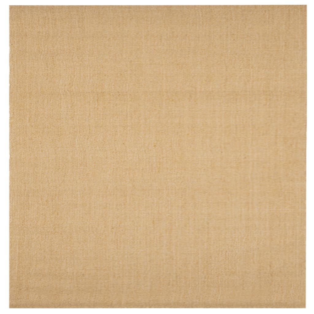 Rug Natural Sisal 100x100 cm