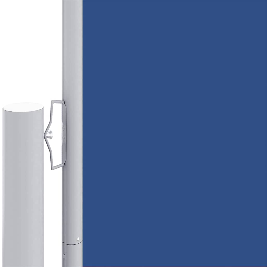 Retractable Side Awning Blue 180x600 cm