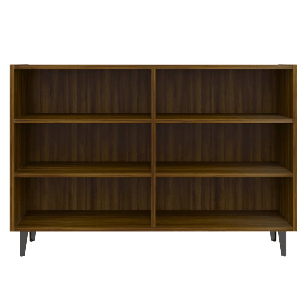 Sideboard Brown Oak 103.5x35x70 cm Engineered Wood
