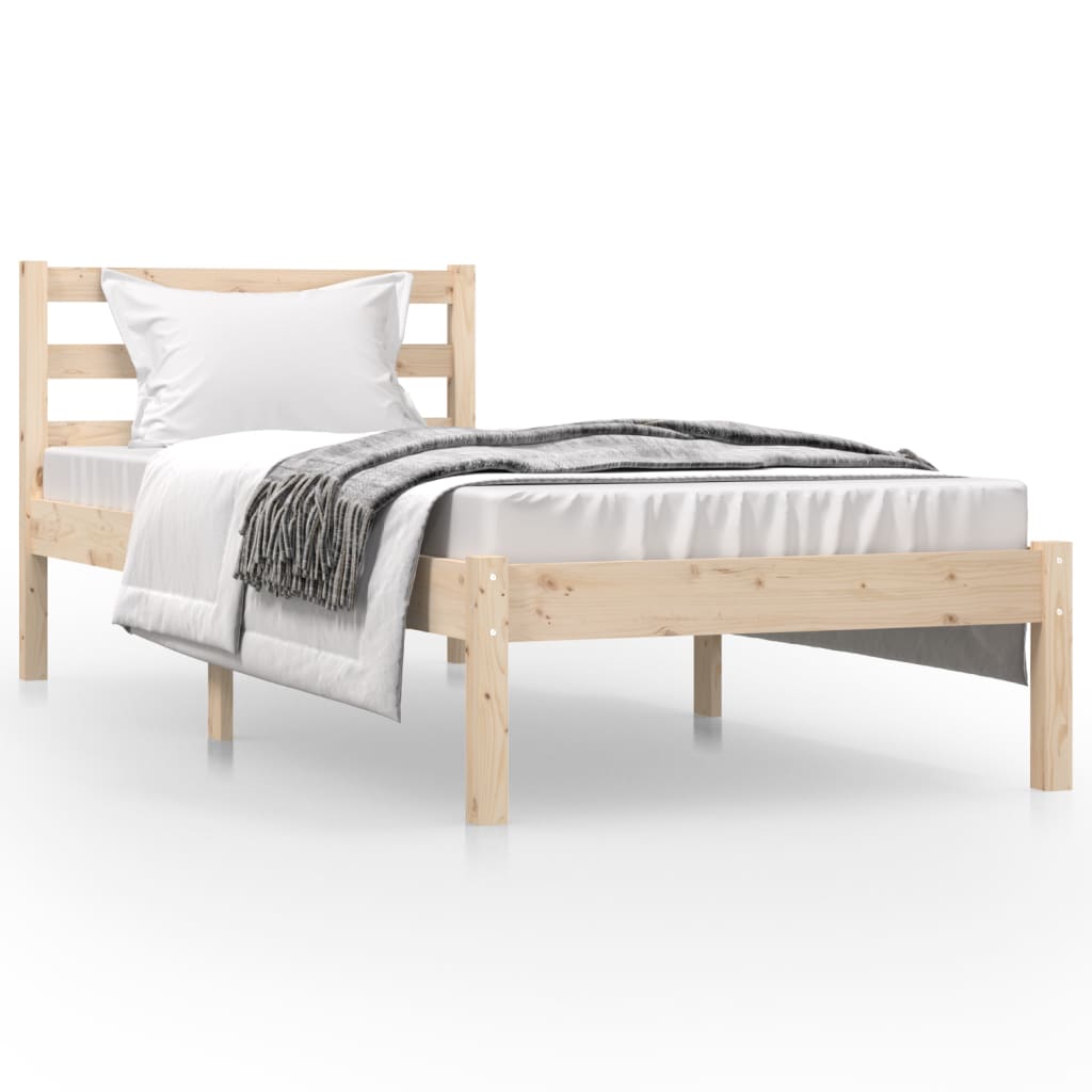 Bed Frame without Mattress 75x190cm Small Single