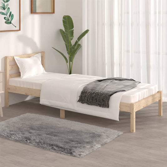 Bed Frame without Mattress 75x190cm Small Single