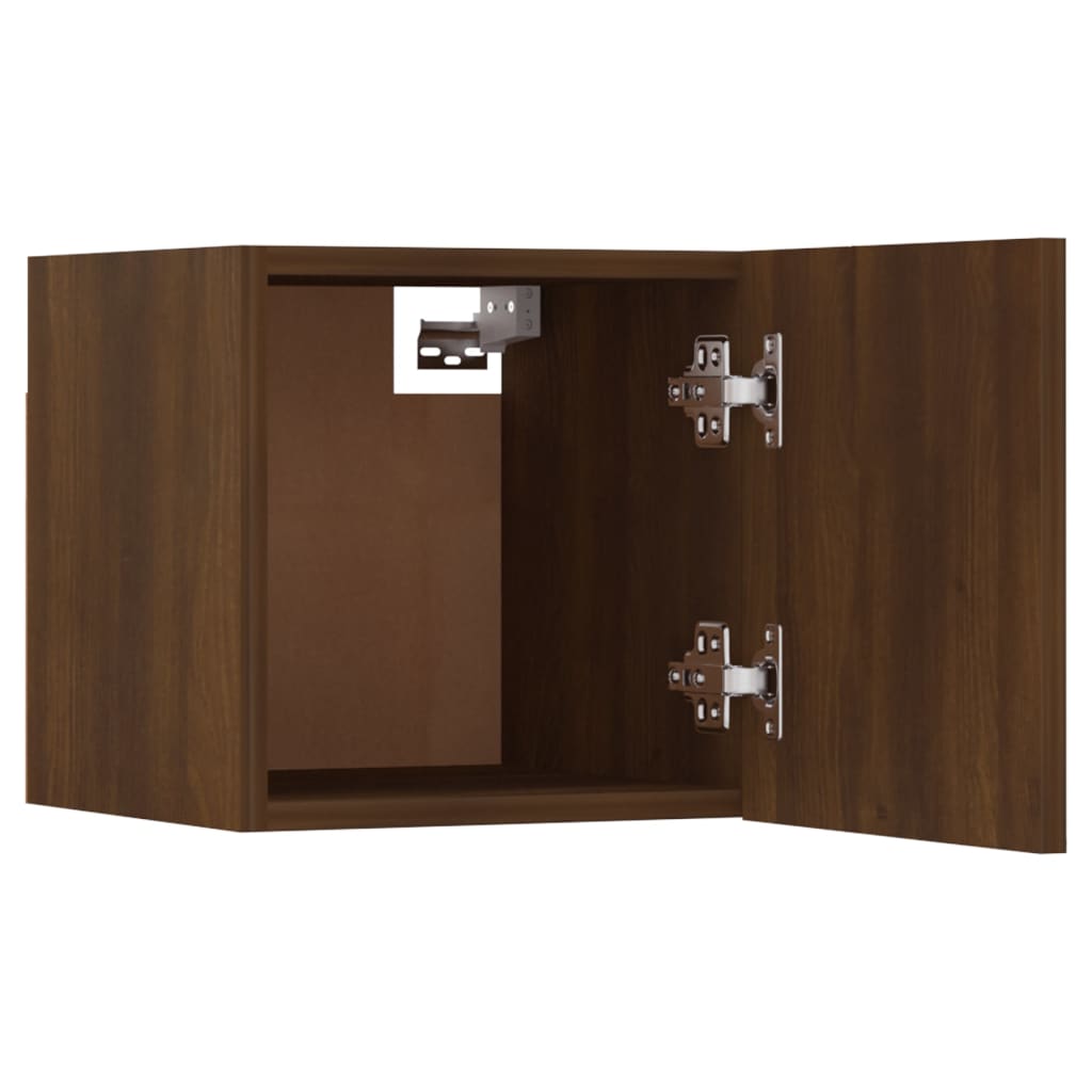 Wall Mounted TV Cabinet Brown Oak 30.5x30x30 cm