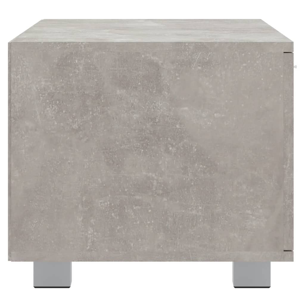 TV Cabinet Concrete Grey 120x40.5x35 cm Engineered Wood