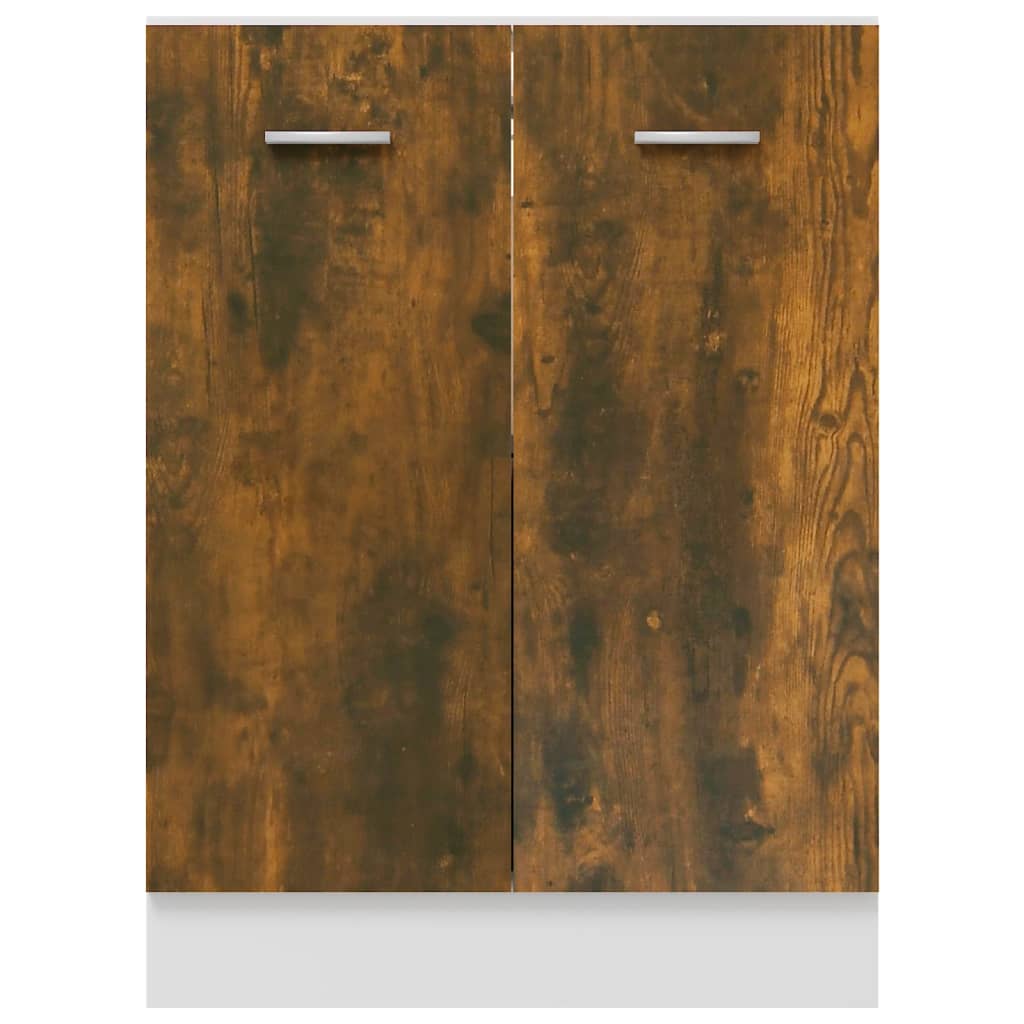 Bottom Cabinet Lyon Smoked Oak 60x46x81.5 cm Engineered Wood