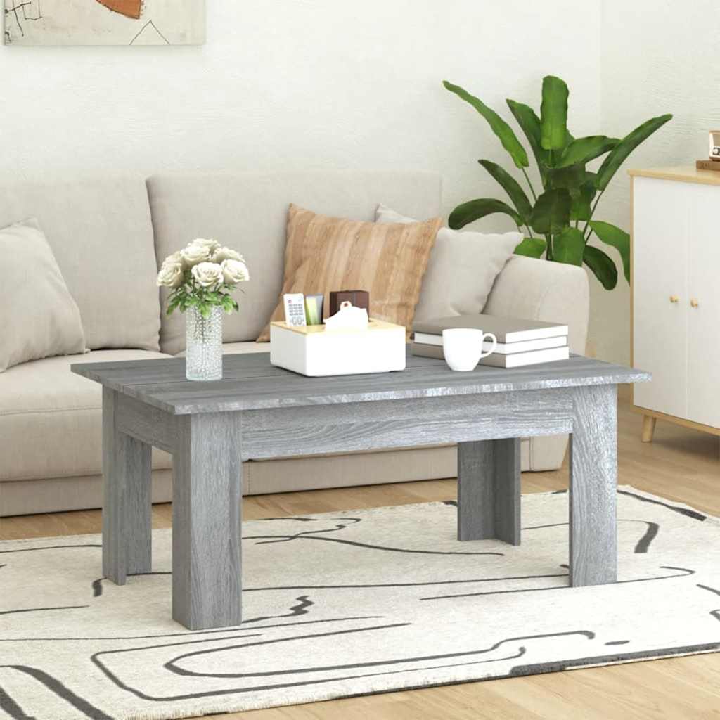Coffee Table Grey Sonoma 100x60x42 cm Engineered Wood