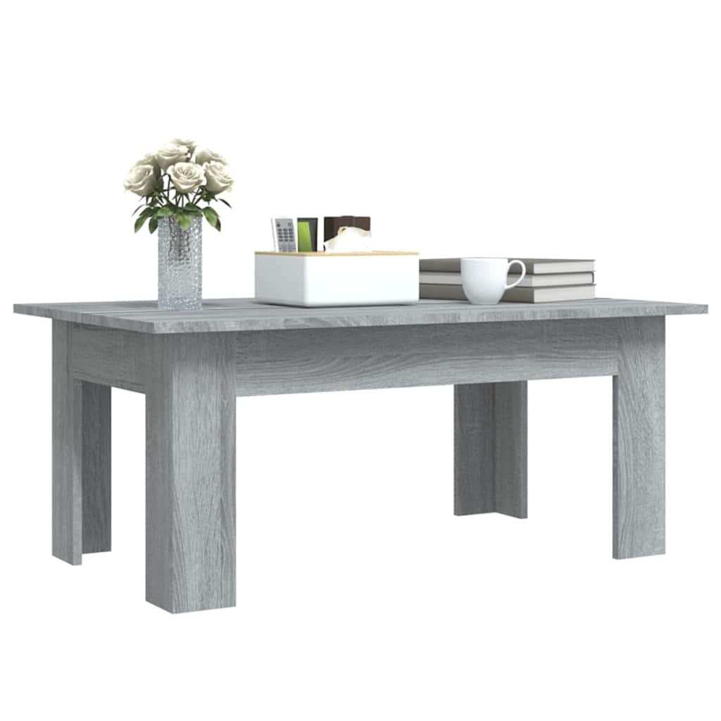 Coffee Table Grey Sonoma 100x60x42 cm Engineered Wood