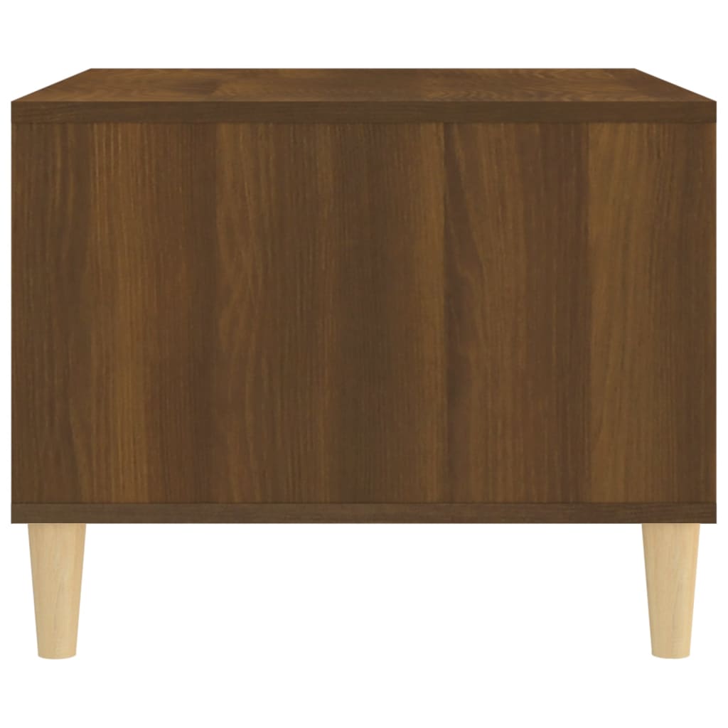 Coffee Table Brown Oak 60x50x40 cm Engineered Wood