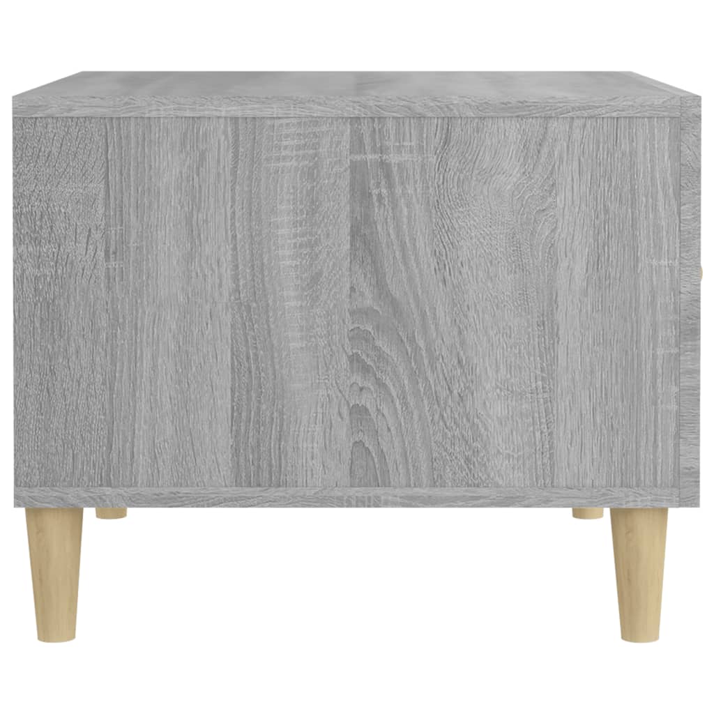 Coffee Table Grey Sonoma 50x50x40 cm Engineered Wood