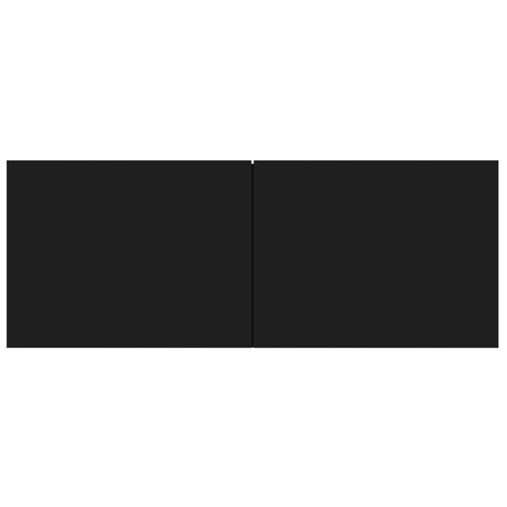 TV Cabinets 4 pcs Black 80x30x30 cm Engineered Wood