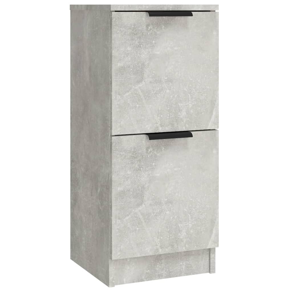 Sideboards 3 pcs Concrete Grey Engineered Wood