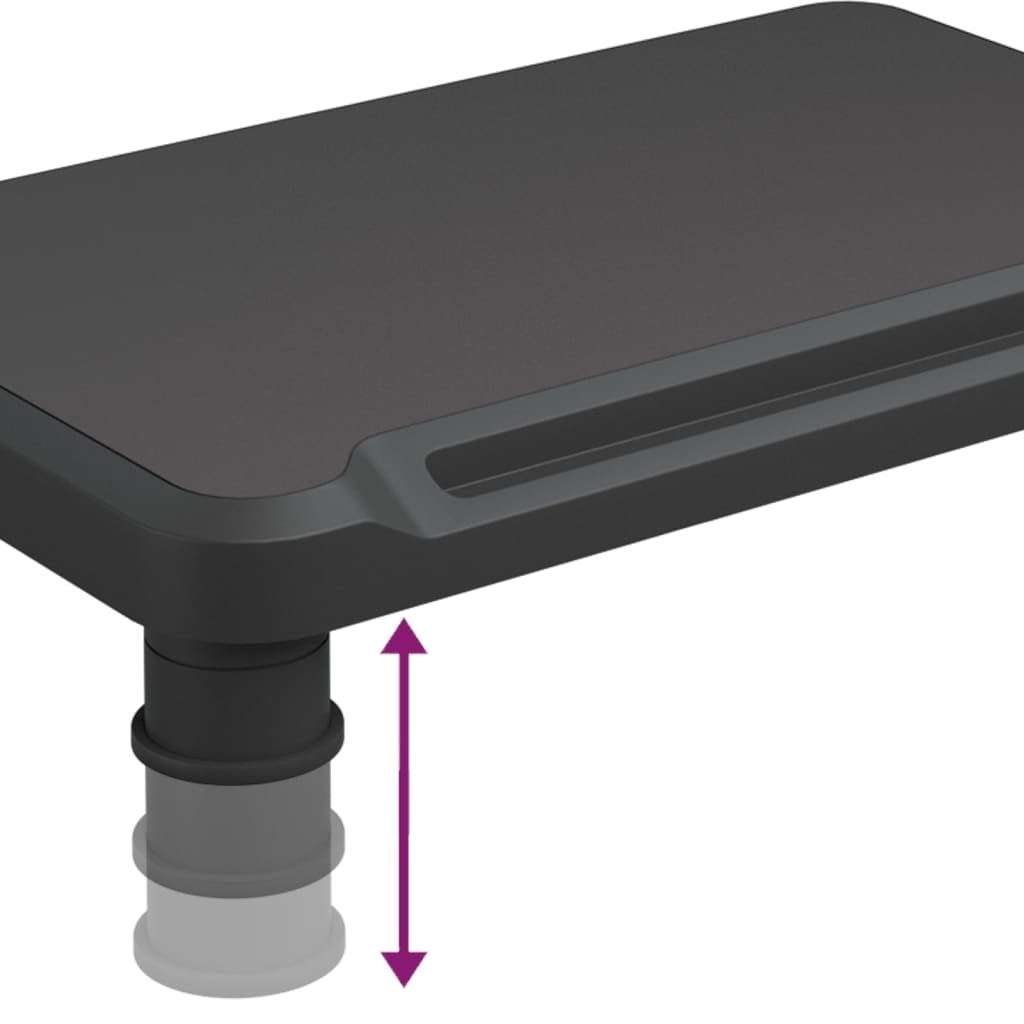 Monitor Stand Black 38x24x10.5 cm