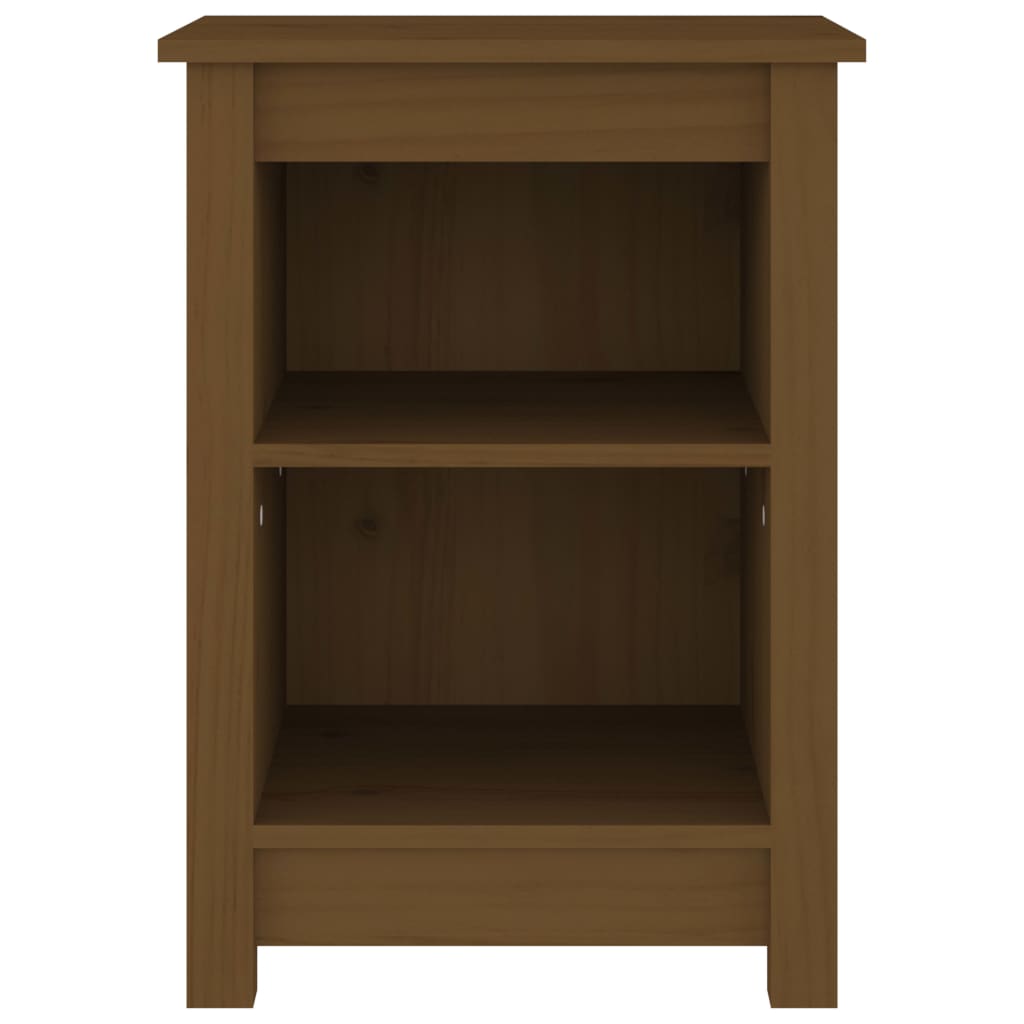 Bedside Cabinets 2 pcs Honey Brown 40x35x55 cm Solid Wood Pine