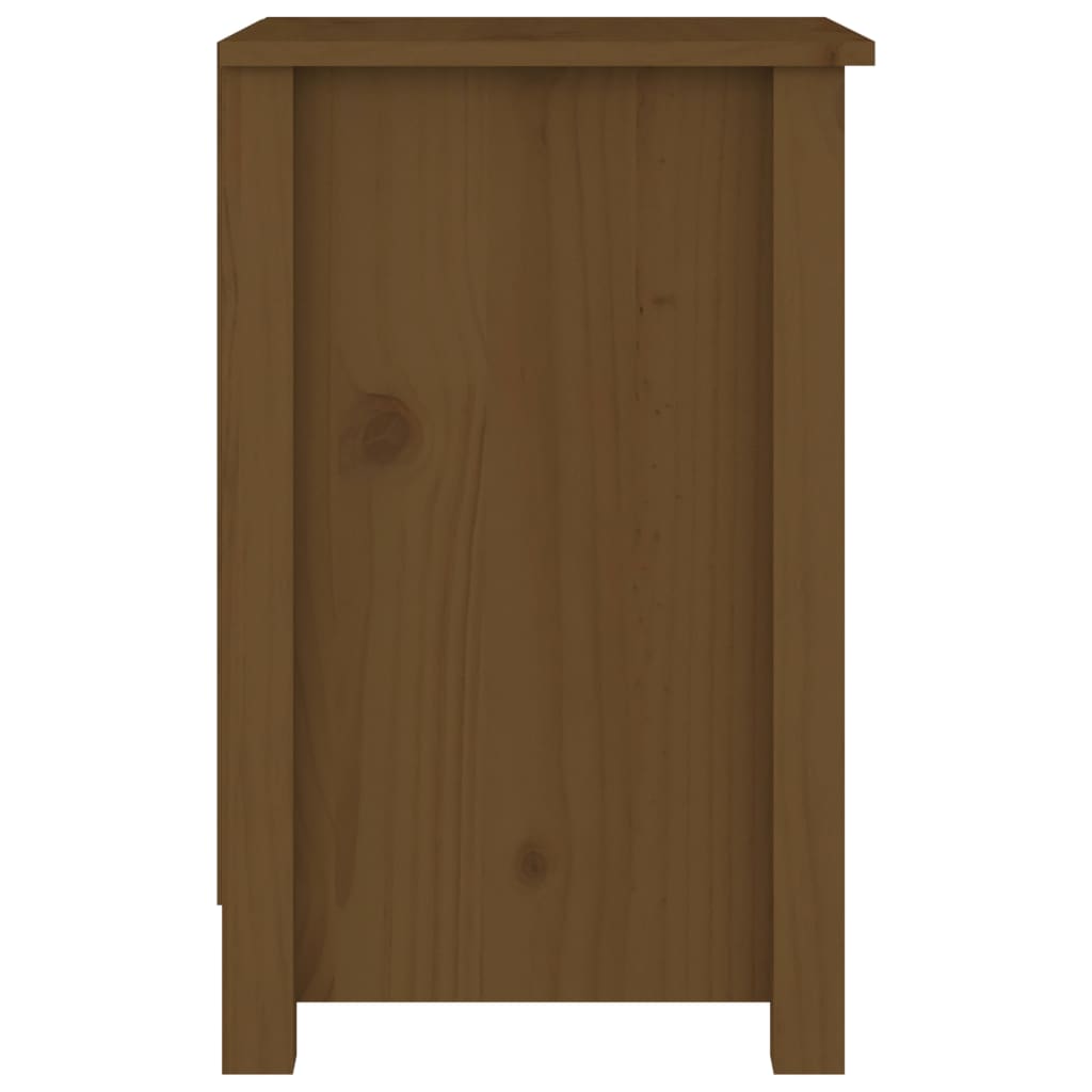 Bedside Cabinets 2 pcs Honey Brown 40x35x55 cm Solid Wood Pine