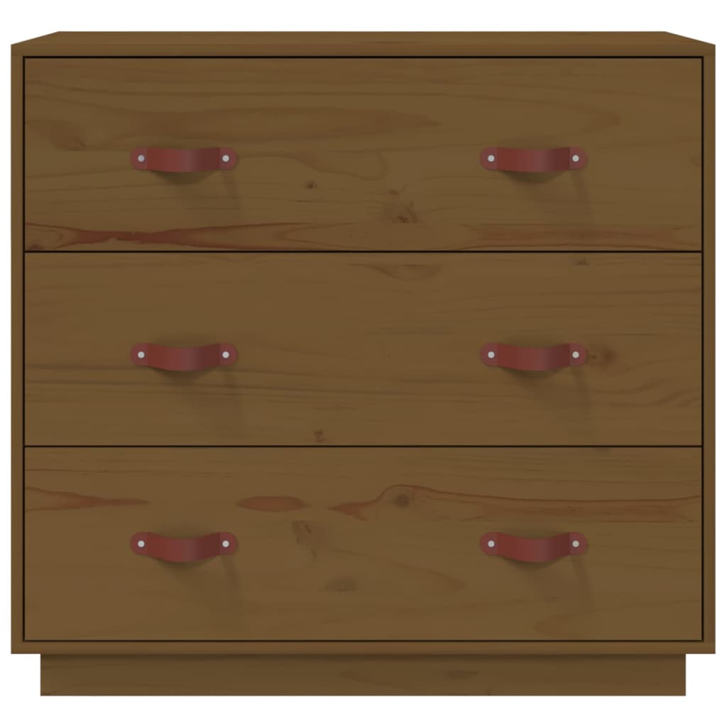 Sideboard Honey Brown 80x40x75 cm Solid Wood Pine