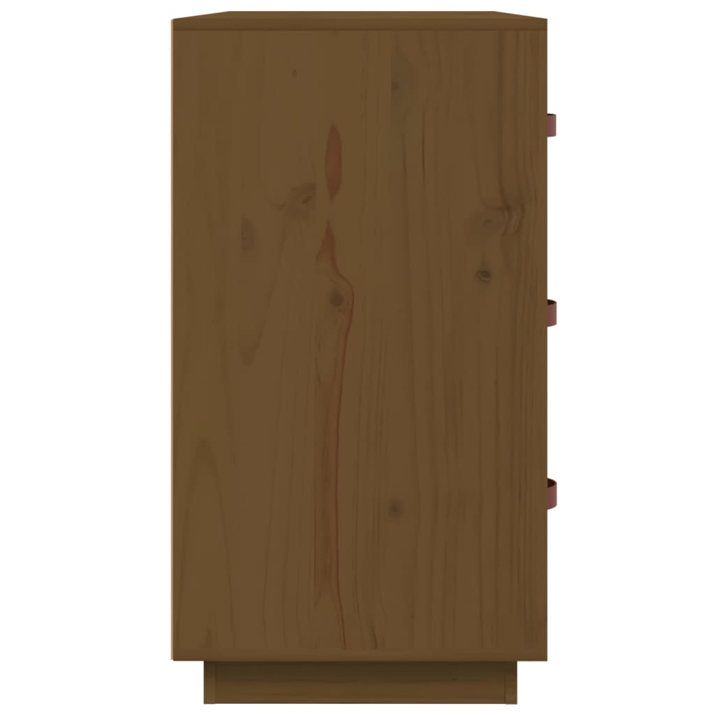 Sideboard Honey Brown 80x40x75 cm Solid Wood Pine