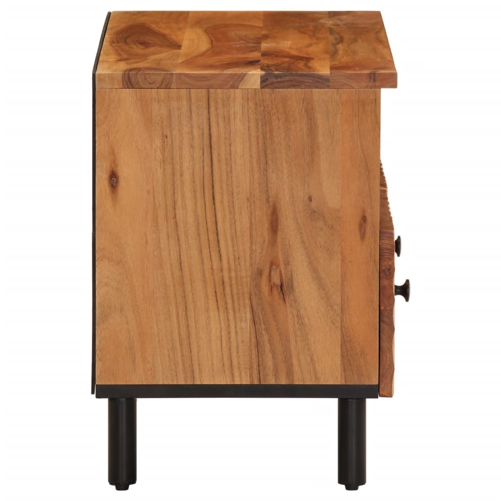 TV Cabinet 70x33x46 cm Solid Wood Acacia