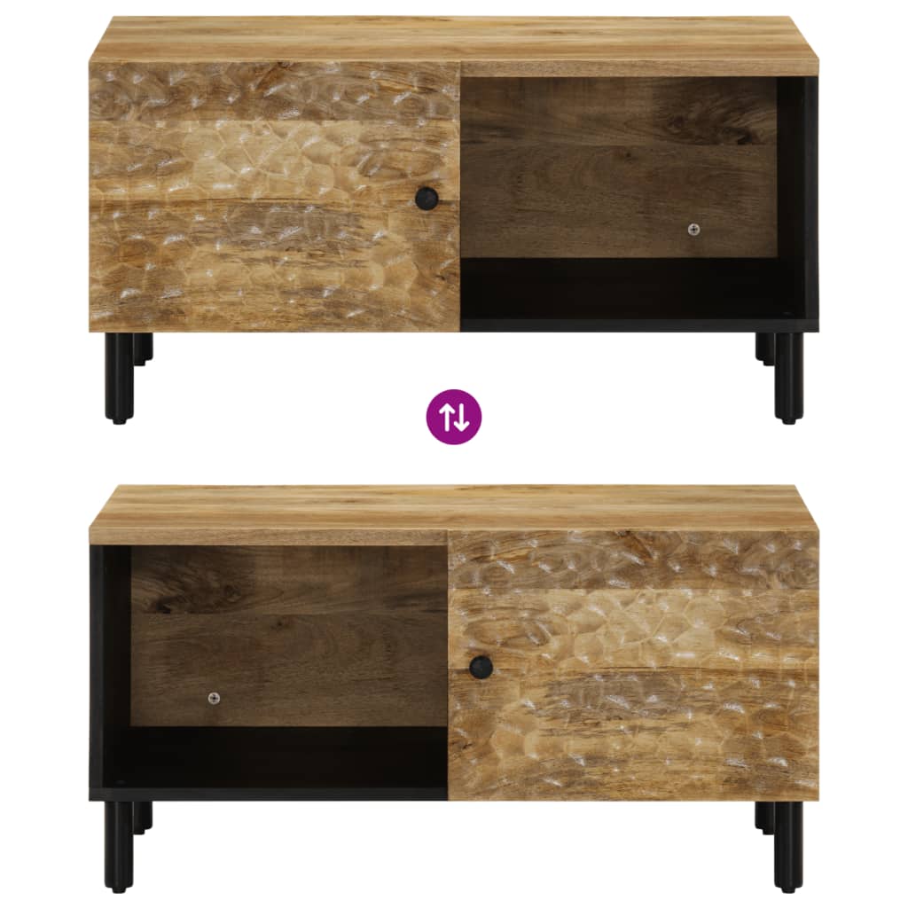 Coffee Table 80x50x40 cm Solid Wood Mango