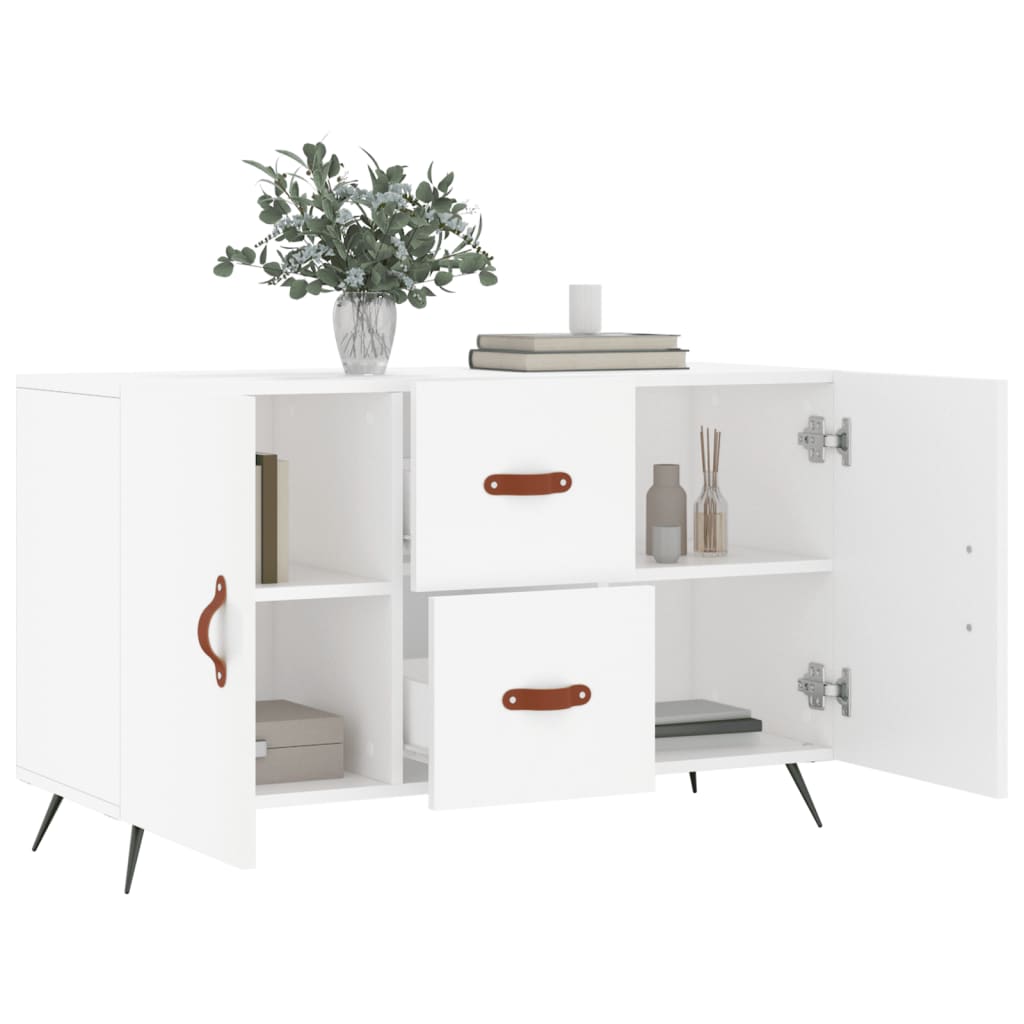 Sideboard White 100x36x60 cm Engineered Wood