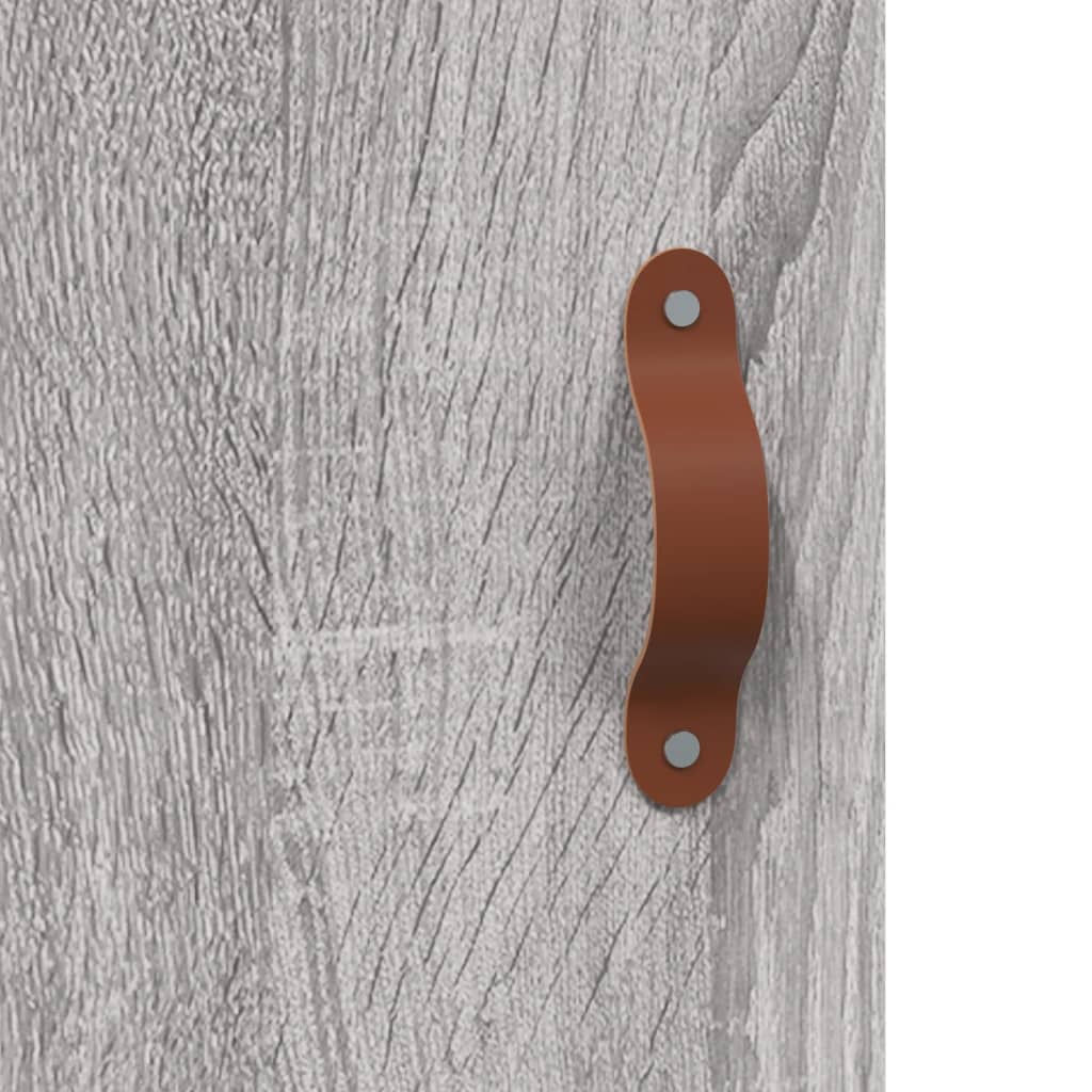 Highboard Grey Sonoma 69.5x31x115 cm Engineered Wood