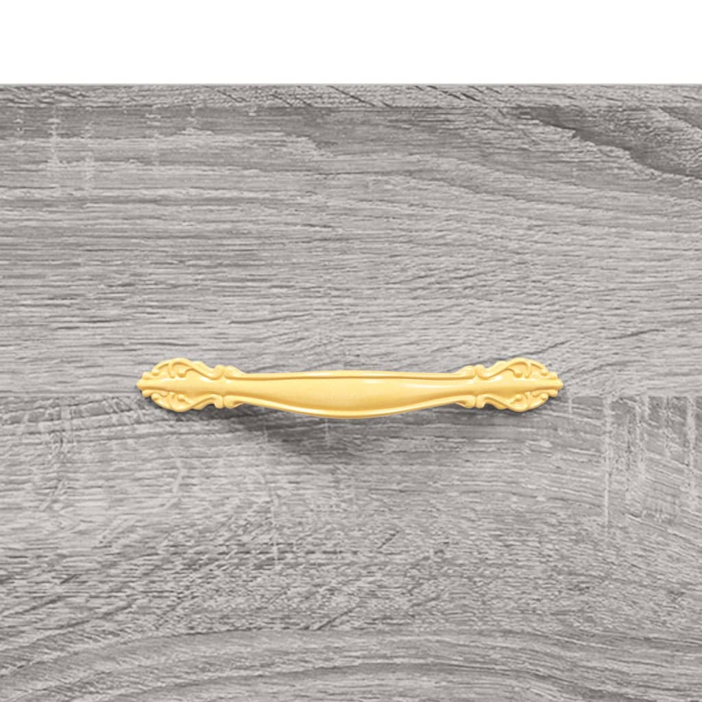 Highboard Grey Sonoma 69.5x31x115 cm Engineered Wood