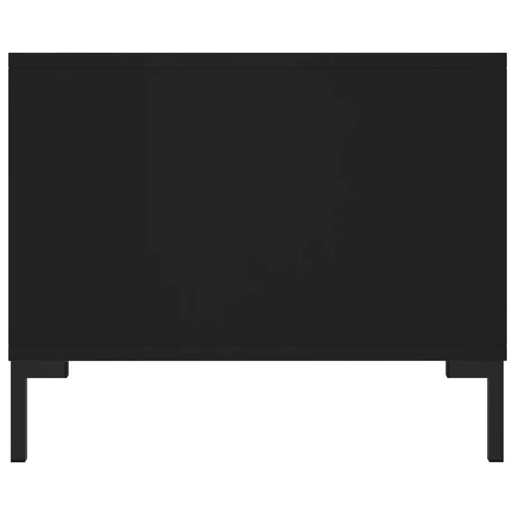 Coffee Table Black 102x50x40 cm Engineered Wood