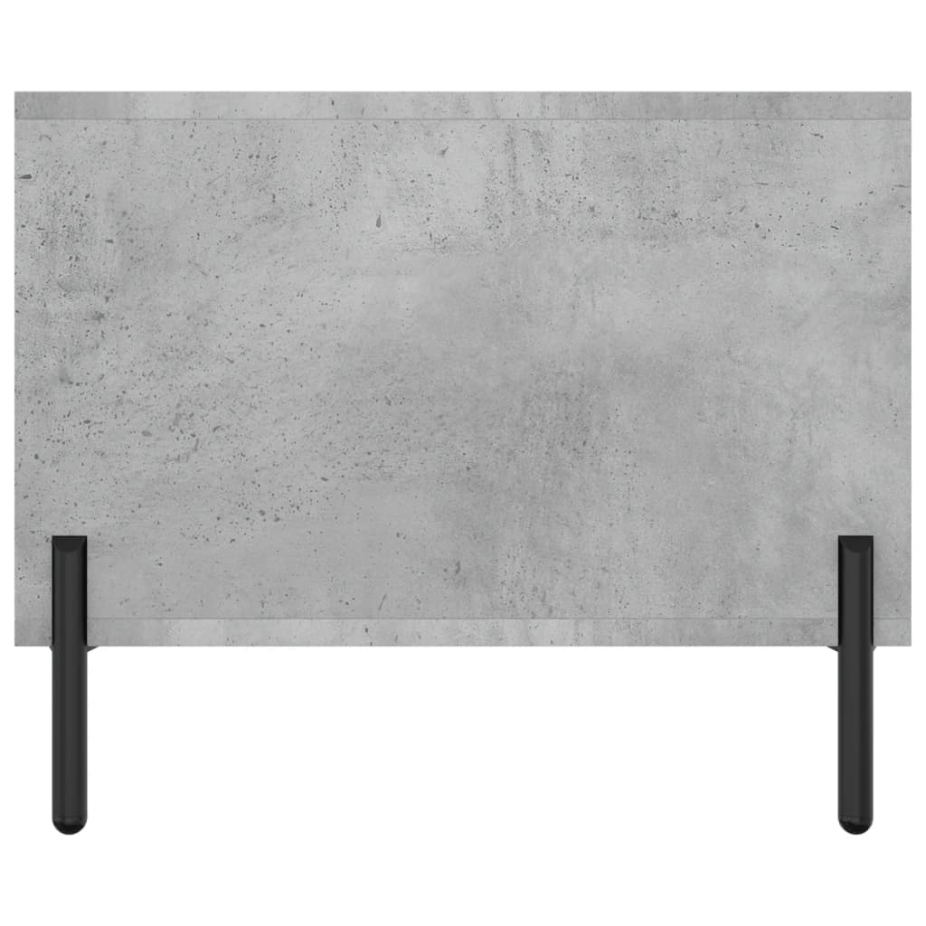 Coffee Table Concrete Grey 102x50x40 cm Engineered Wood