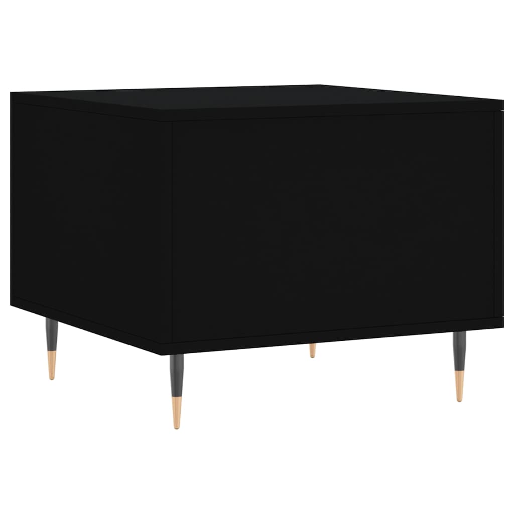 Coffee Tables 2 pcs Black 50x50x40 cm Engineered Wood