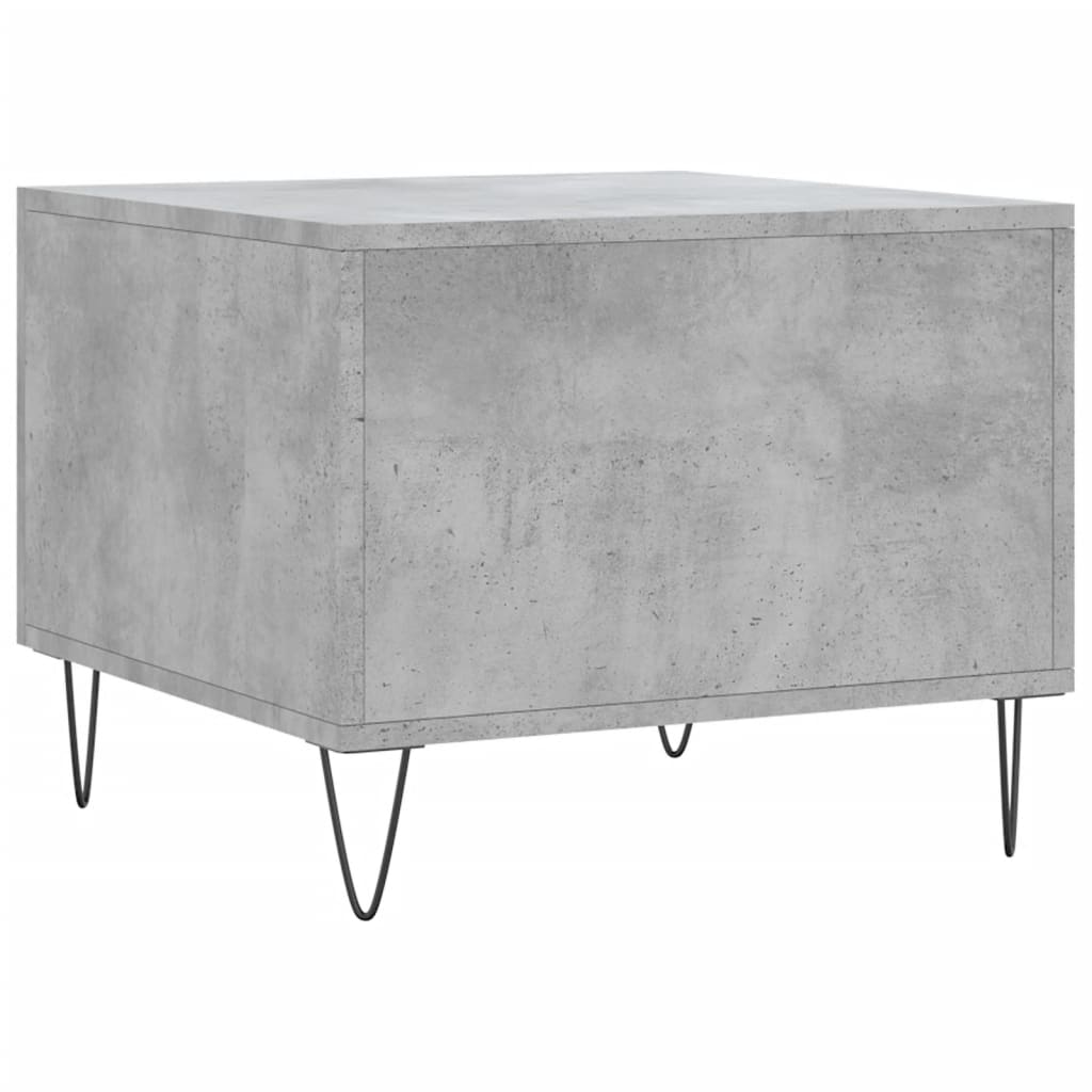 Coffee Tables 2 pcs Concrete Grey 50x50x40 cm Engineered Wood