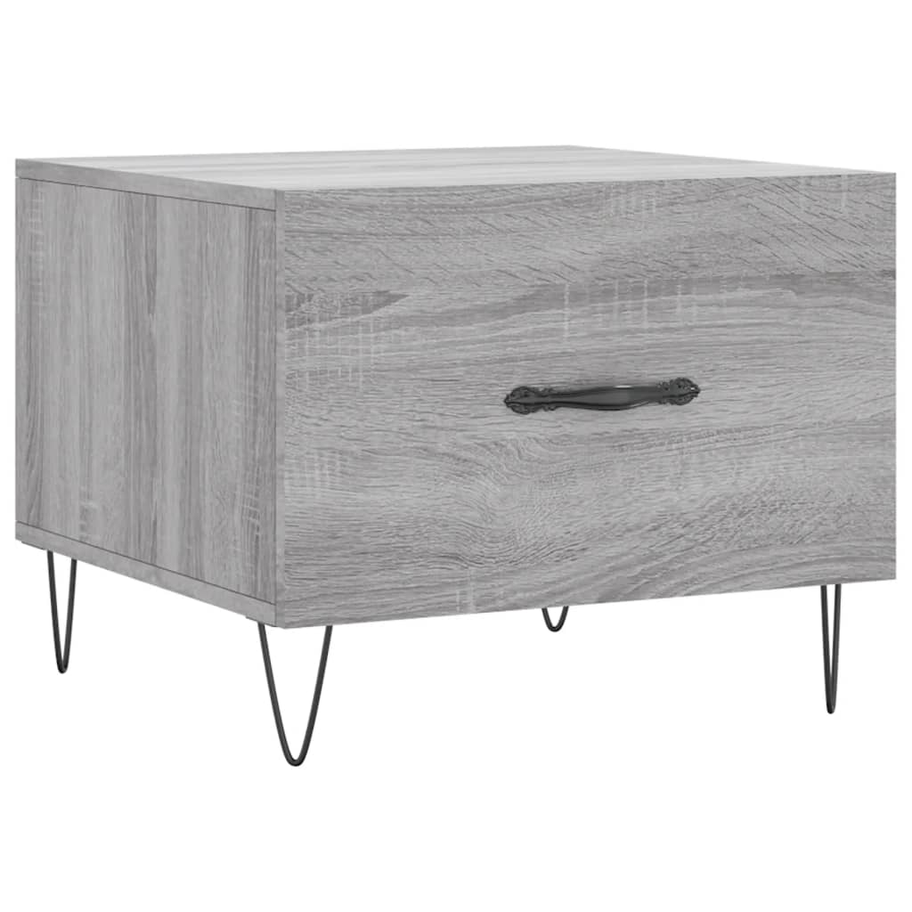 Coffee Table Grey Sonoma 50x50x40 cm Engineered Wood