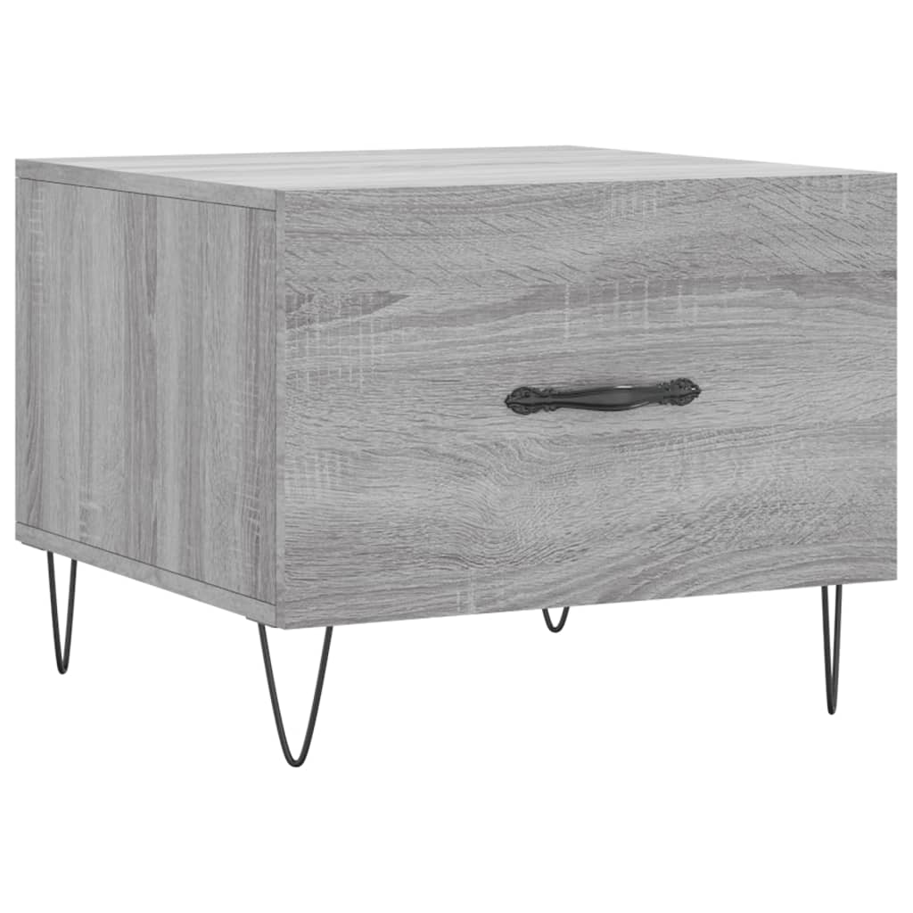 Coffee Tables 2 pcs Grey Sonoma 50x50x40 cm Engineered Wood
