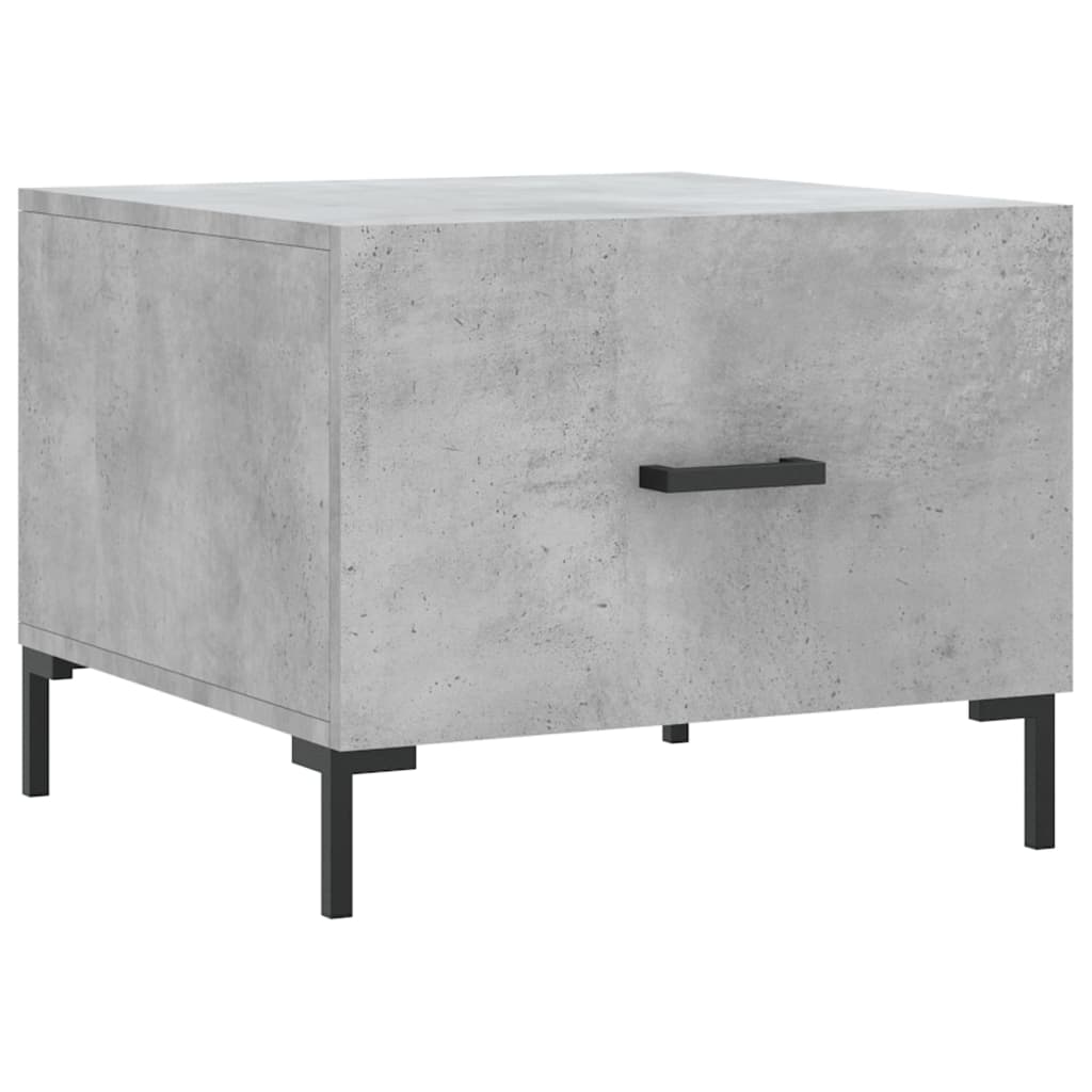 Coffee Tables 2 pcs Concrete Grey 50x50x40 cm Engineered Wood