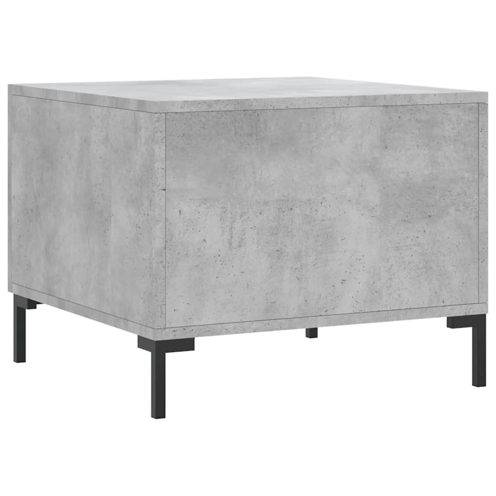 Coffee Tables 2 pcs Concrete Grey 50x50x40 cm Engineered Wood