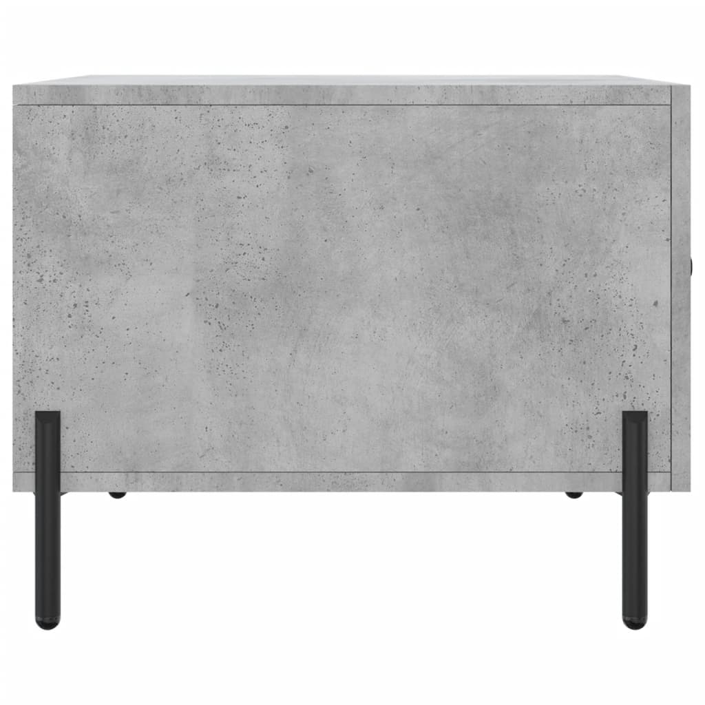 Coffee Table Concrete Grey 50x50x40 cm Engineered Wood