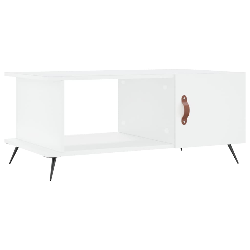 Coffee Table White 90x50x40 cm Engineered Wood
