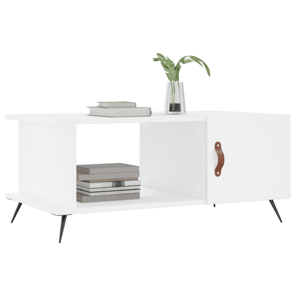 Coffee Table White 90x50x40 cm Engineered Wood