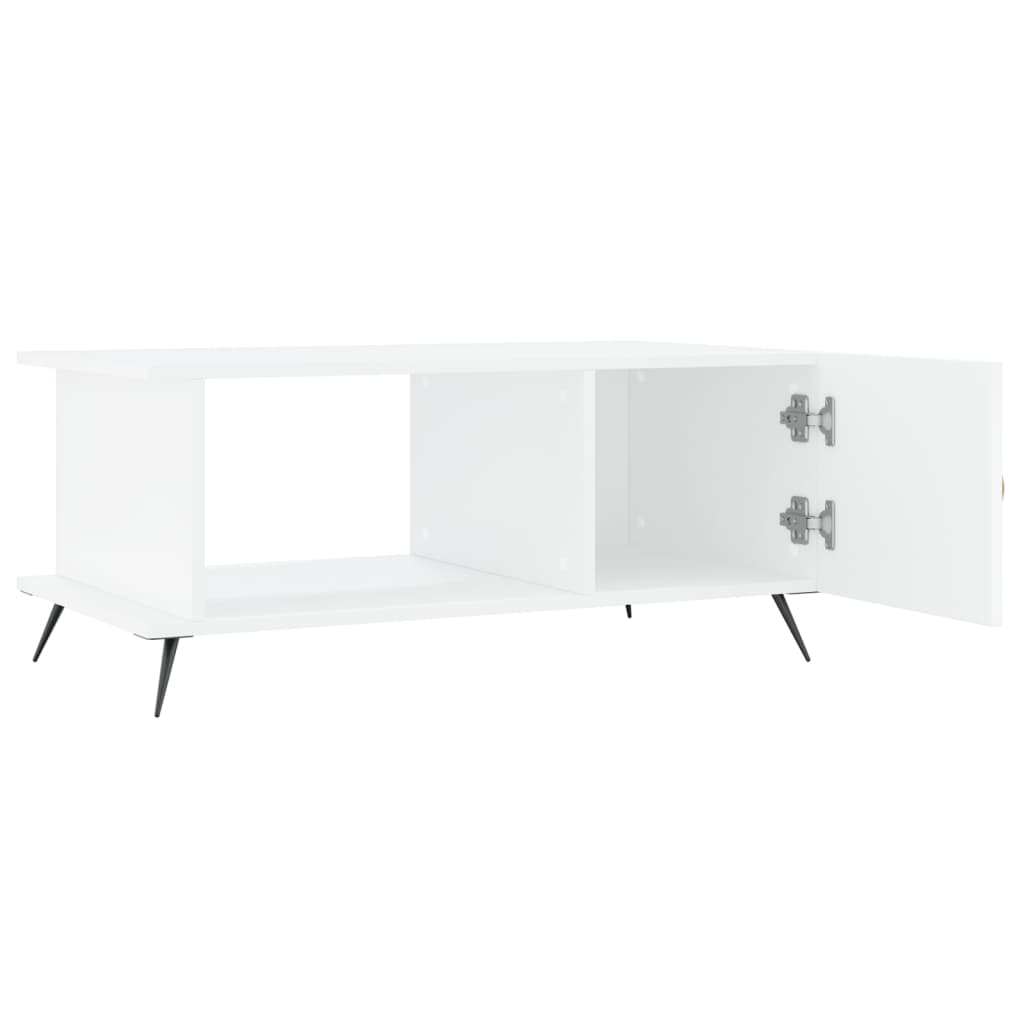 Coffee Table White 90x50x40 cm Engineered Wood