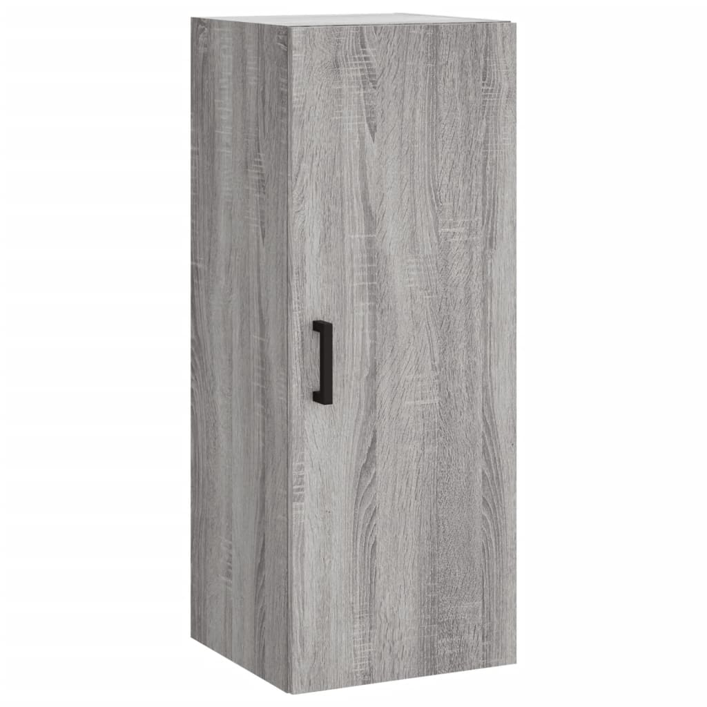 Wall Mounted Cabinet Grey Sonoma 34.5x34x90 cm