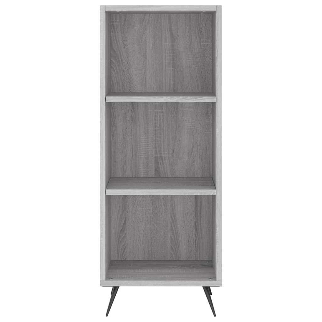 Highboard Grey Sonoma 34.5x34x180 cm Engineered Wood
