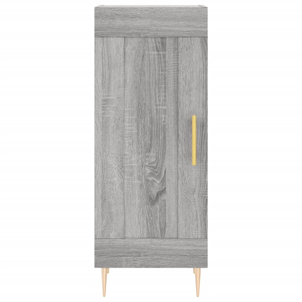 Highboard Grey Sonoma 34.5x34x180 cm Engineered Wood