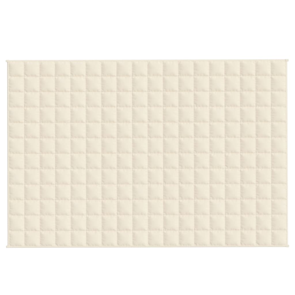 Weighted Blanket Light Cream 120x180 cm 5 kg Fabric