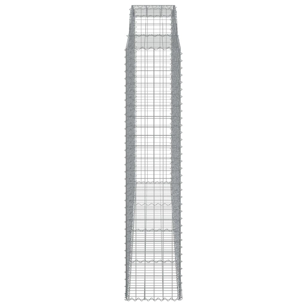 Arched Gabion Basket 300x50x220/240 cm Galvanised Iron